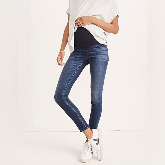 Madewell | Maternity Over-the-Belly Skinny Jeans TENCEL™ Denim Edition Size 29 - Picture 1 of 9